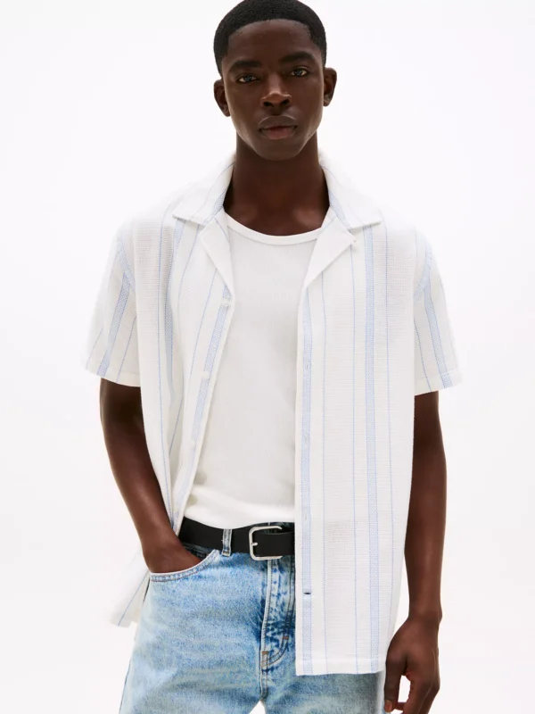 Tommy Hilfiger - Camisa relax de rayas