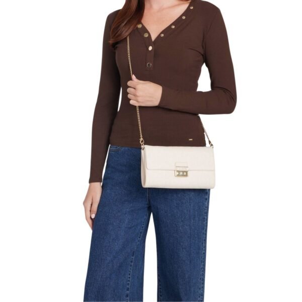 Guess - Elise clutch crema