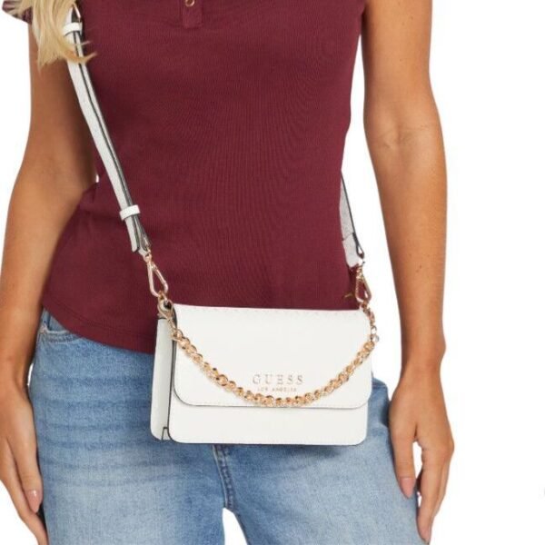 Guess - Mini bolso Indira blanco