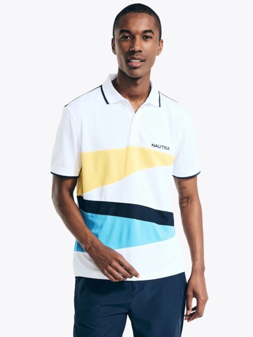 Náutica - Polo Navtech de corte clásico diagonal
