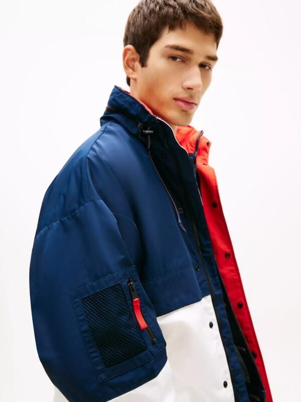 Tommy Hilfiger - Casaca impermeable Tommy Jeans Azul