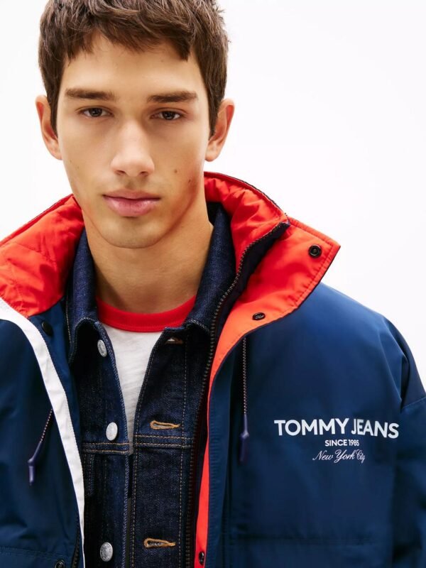 Tommy Hilfiger - Casaca impermeable Tommy Jeans Azul