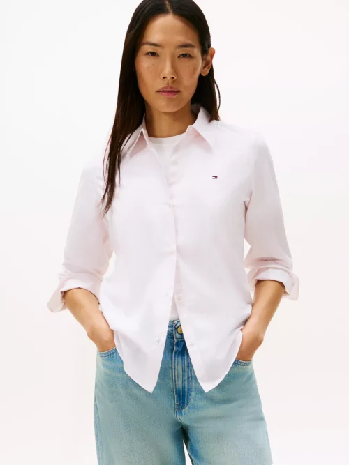 Tommy Hilfiger - Camisa Oxford Palo rosa