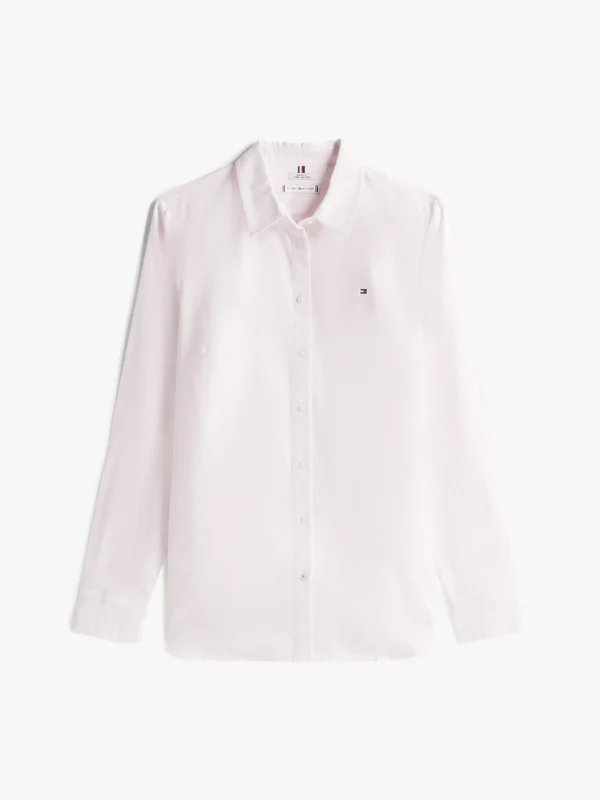 Tommy Hilfiger - Camisa Oxford Palo rosa