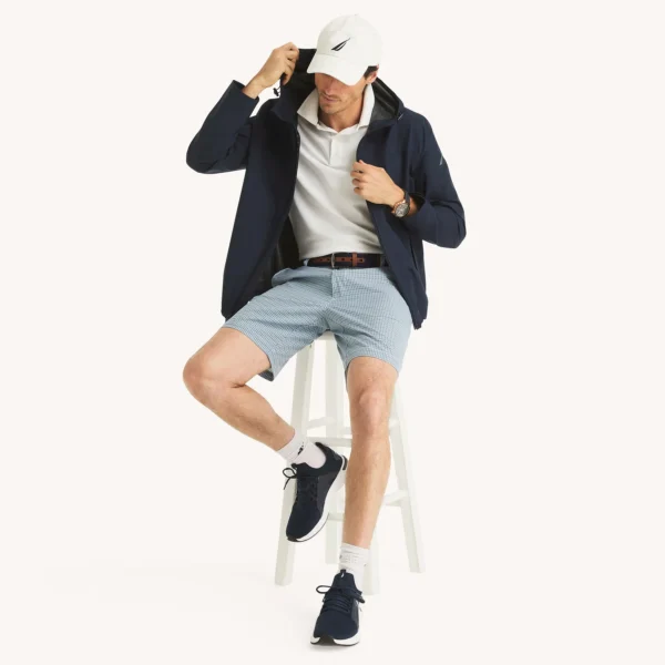 Náutica - Casaca impermeable azul marino