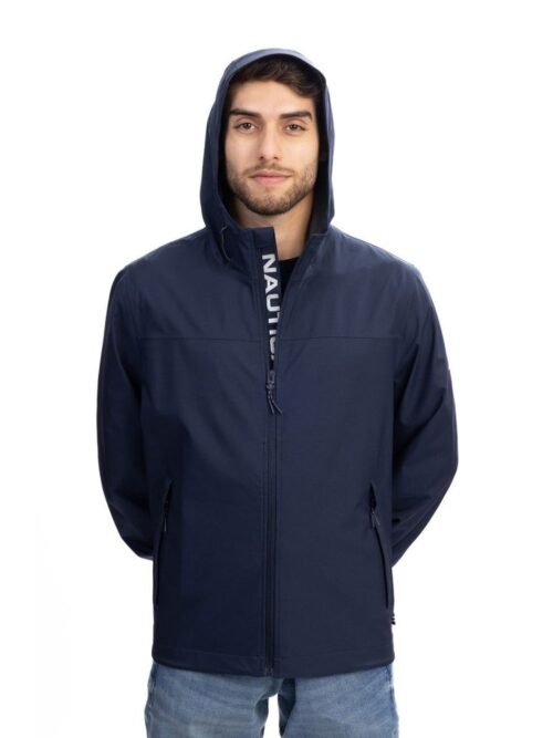 Náutica - Casaca impermeable azul marino