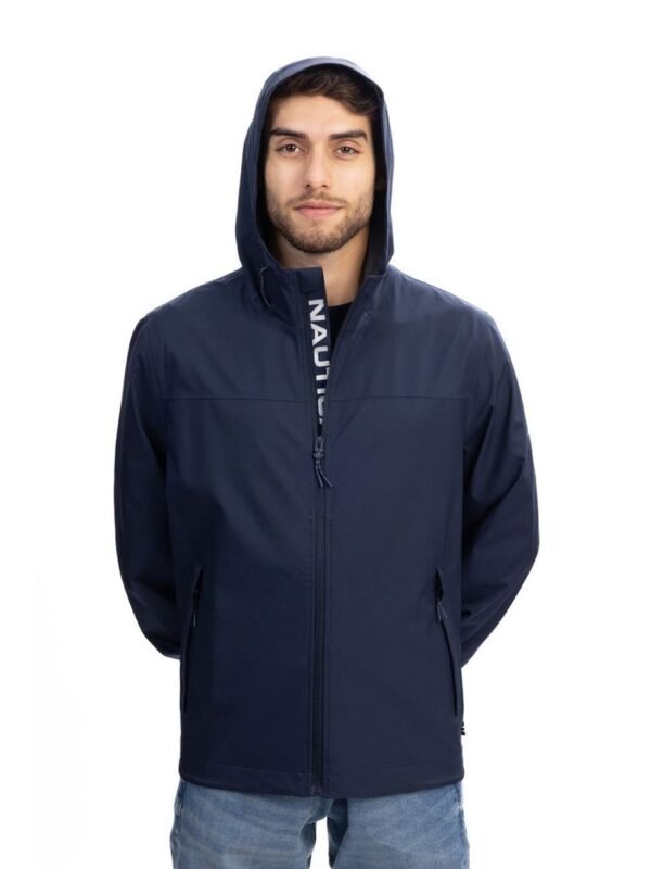Náutica - Casaca impermeable azul marino