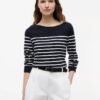 Tommy Hilfiger - Jersey de cuello amplio a rayas