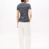 Tommy Hilfiger - Camiseta blanca a rayas negras