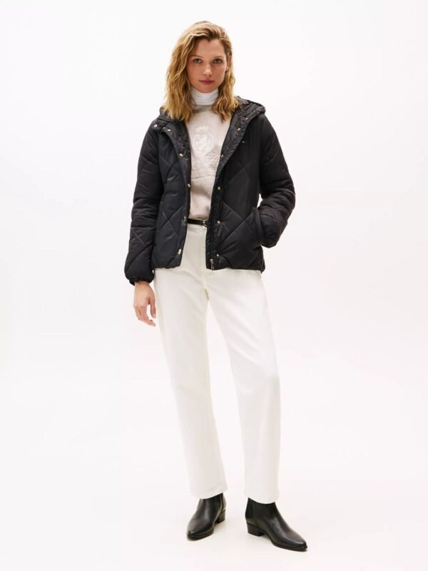 Tommy Hilfiger - Chaqueta acolchada ligera con capucha
