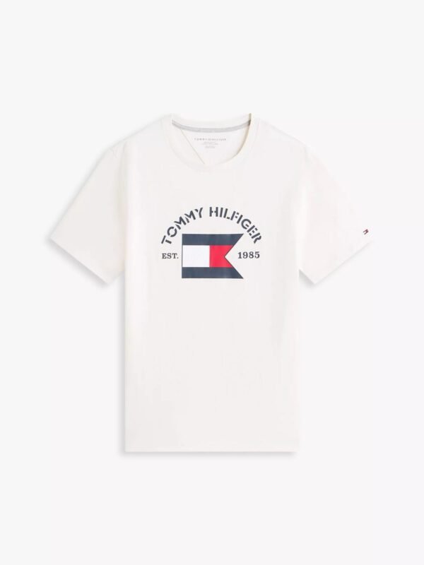 Tommy Hilfiger - Camiseta Hilfiger con la bandera náutica