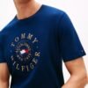 Tommy Hilfiger - Camiseta con logo de bandera circular